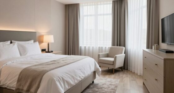 hotel style senior bedroom