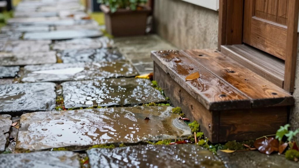 identify slippery outdoor hazards