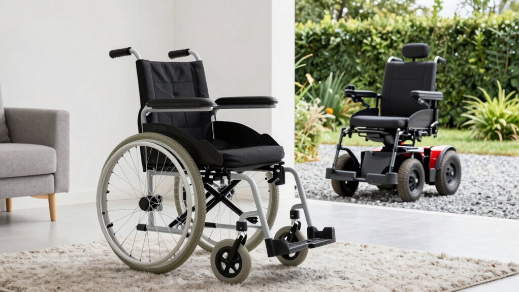 indoor maneuverability outdoor stability