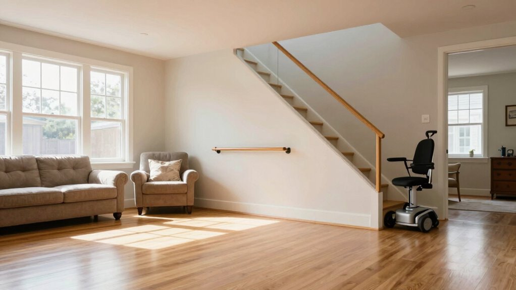 install handrails for safety