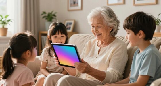 large screen tablets aid seniors