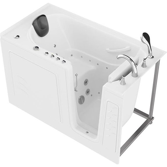 large walk in tub with jets