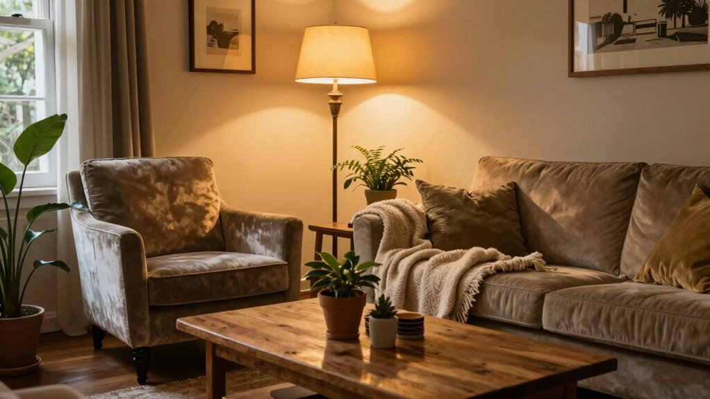 layered warm ambient lighting