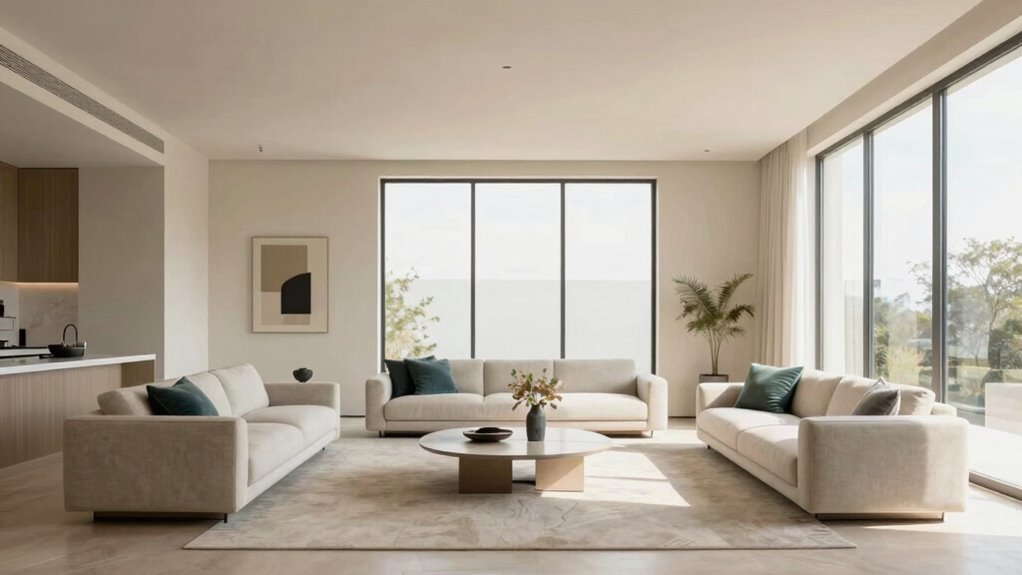light colors enhance perceived spaciousness