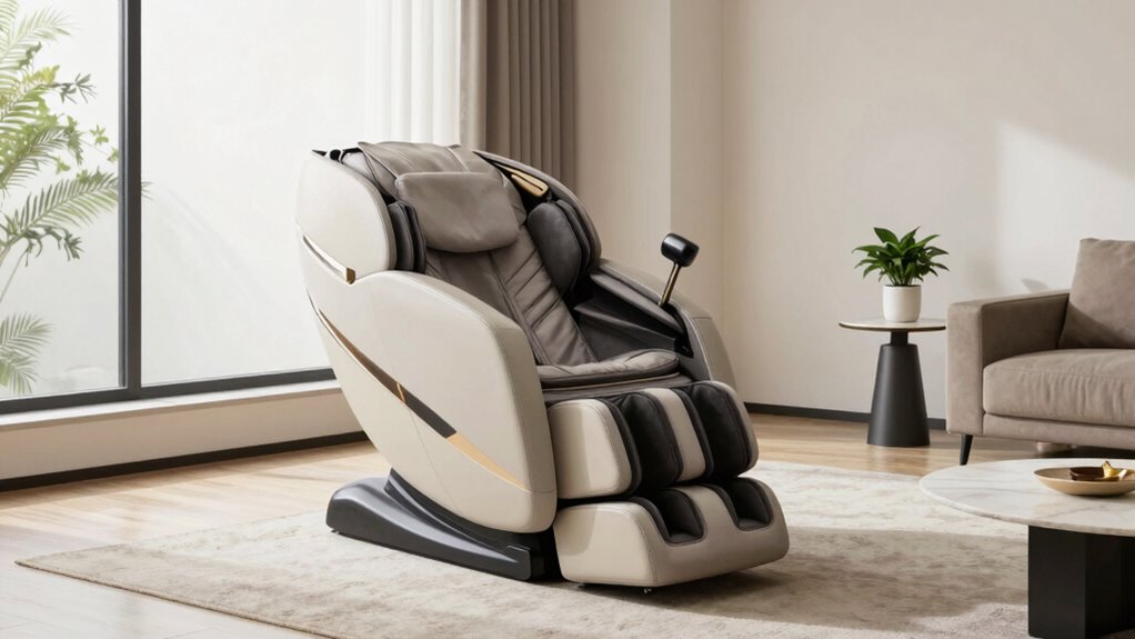 optimal massage chair placement