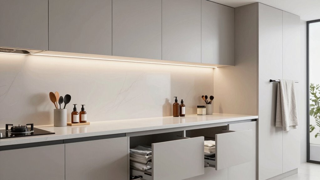 optimize kitchen and bathroom reach