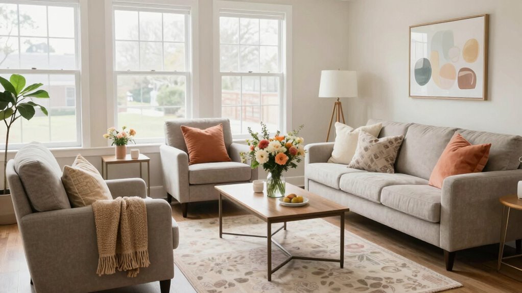 optimize space with furniture