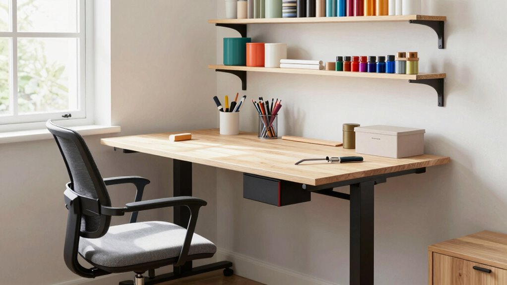 organize adjust and stay comfortable