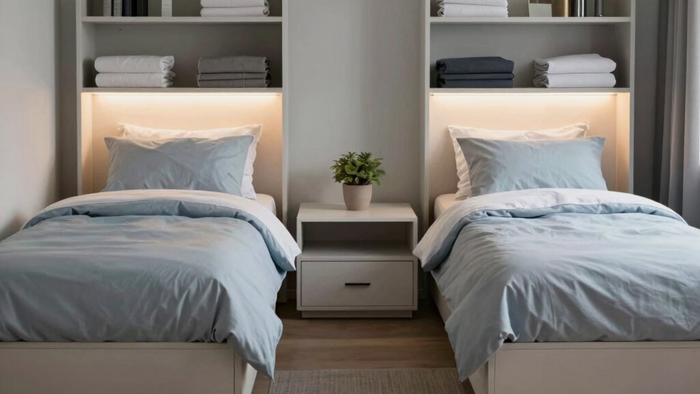 organize calm decor storage
