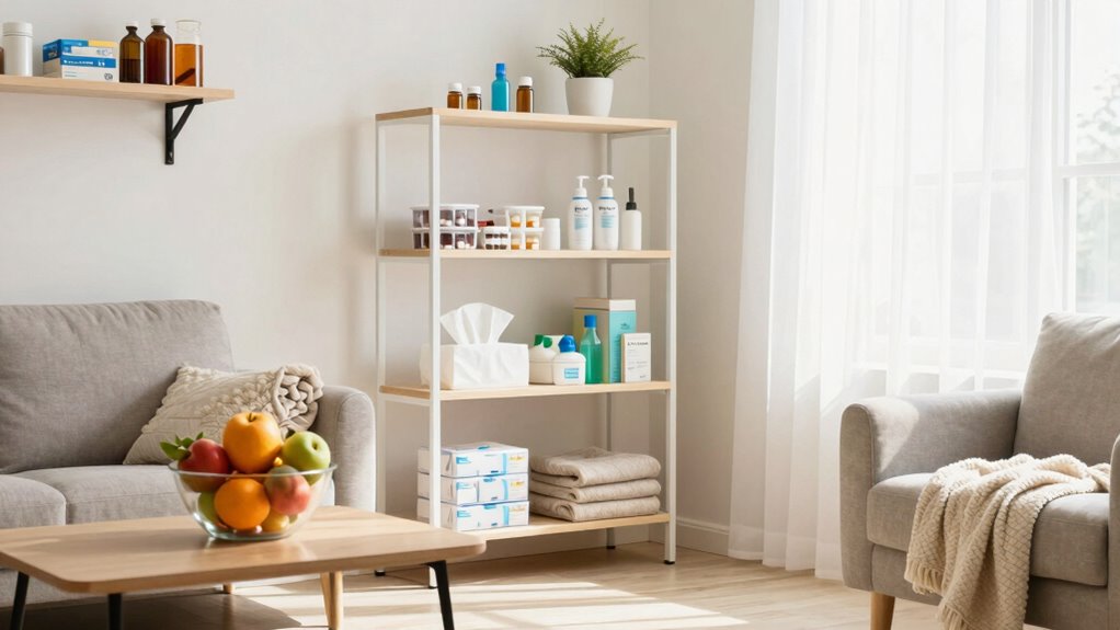 organize supplies for safety