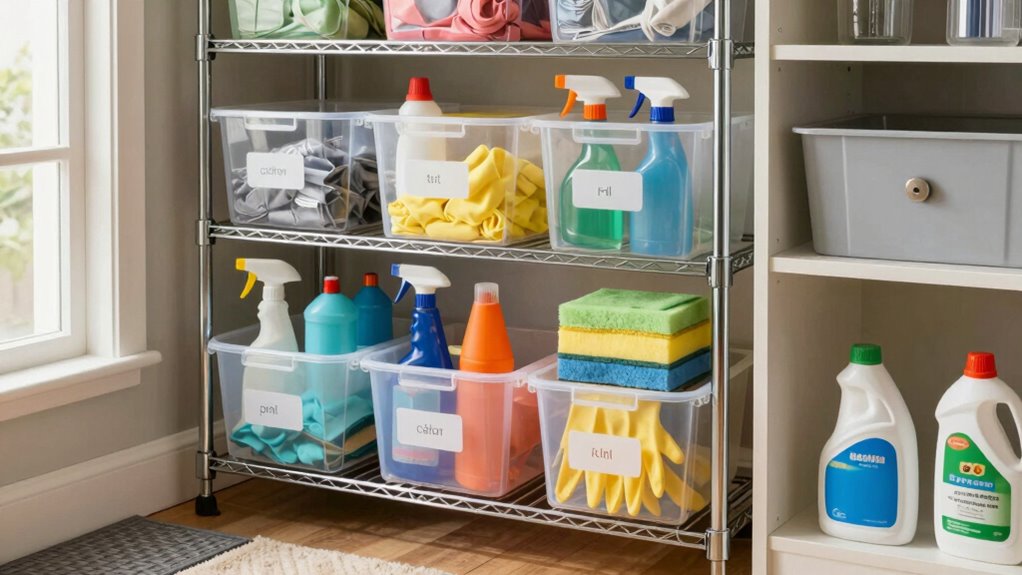 organize supplies for safety