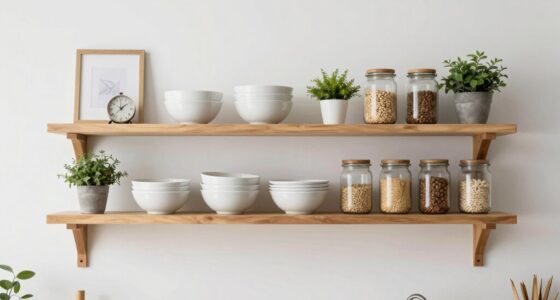 organized and tidy display