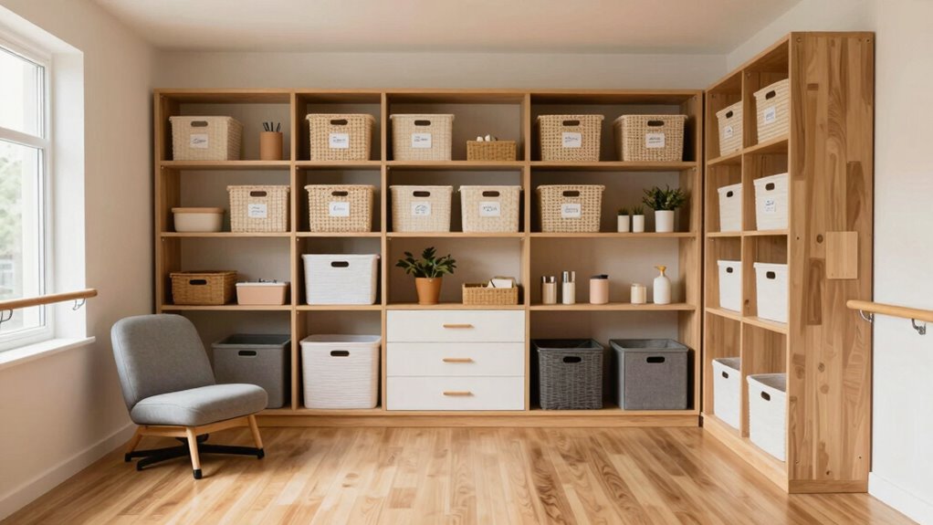 organized storage prevents hazards