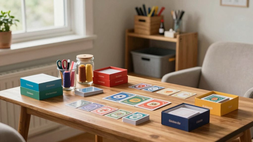 organized supplies promote creativity
