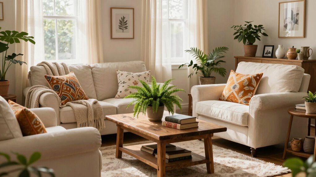 personal touches create inviting space