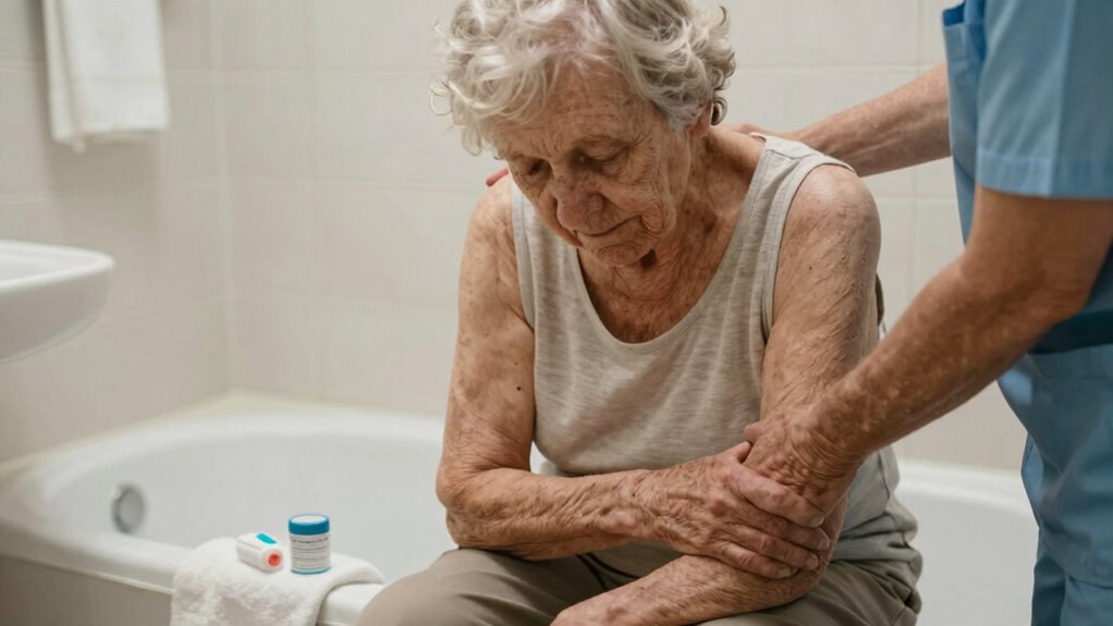 physical challenges during bathing