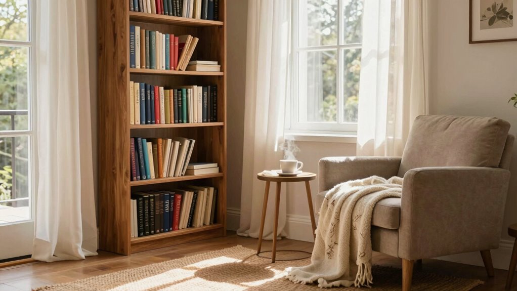 quiet light filled retreat space