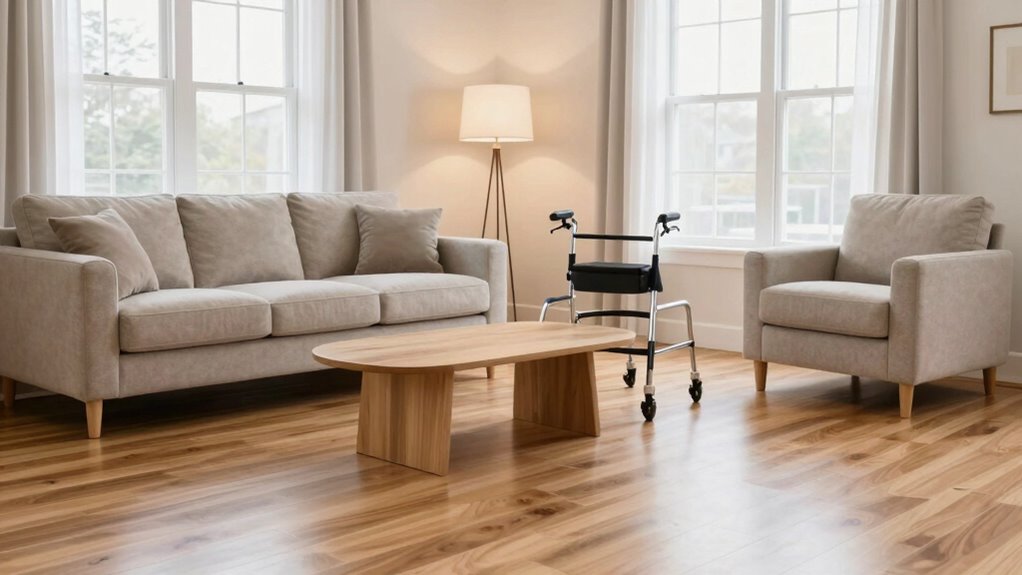 safe accessible furniture arrangement