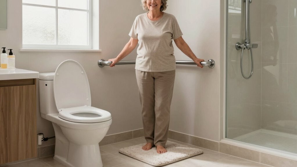 safe supportive bathroom routines