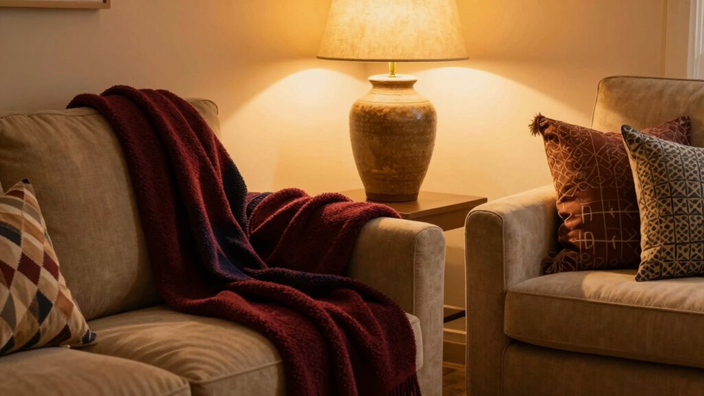 seasonal sustainable cozy throws