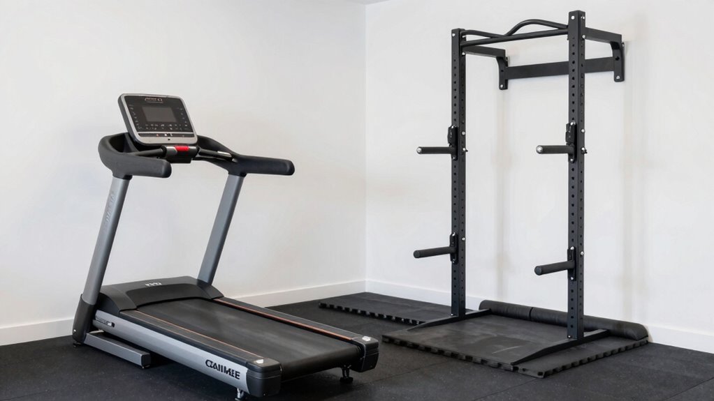 secure equipment to prevent tipping