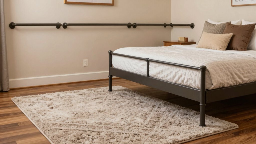 secure rugs and fixtures