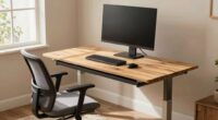 senior friendly workspace setup