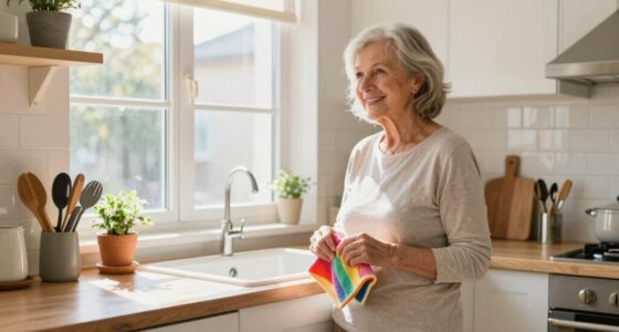 senior household cleaning routine