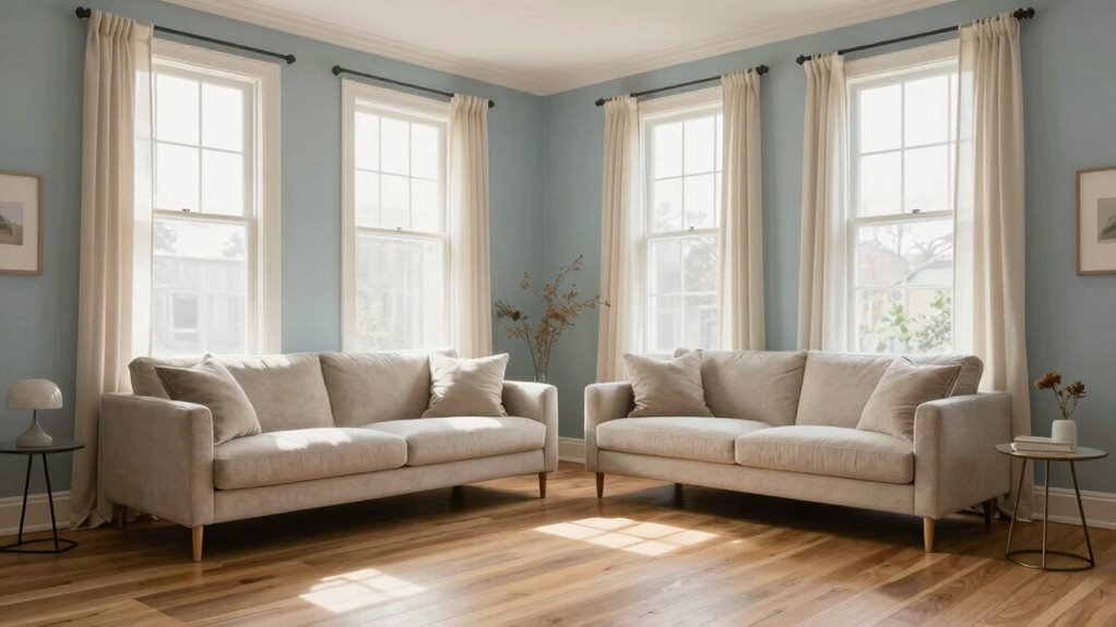 serene neutral calming palette