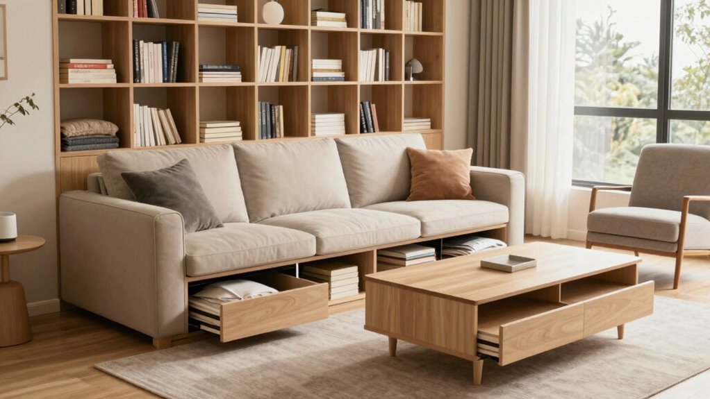 smart furniture vertical storage