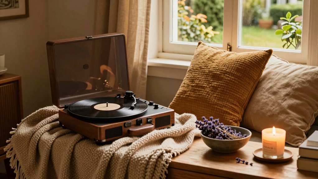 soothing textures and sounds