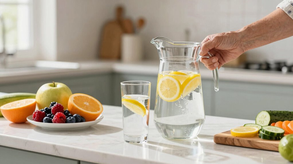 stay hydrated with snacks