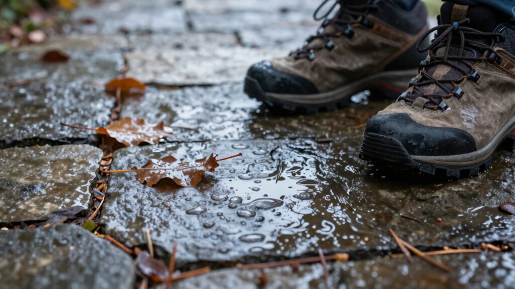 unexpected outdoor slip hazards