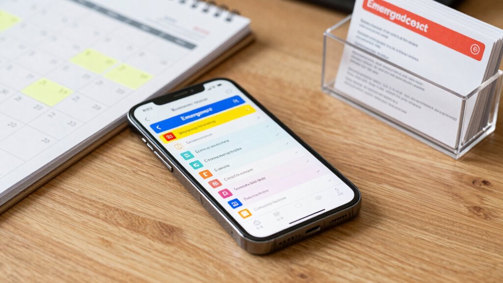 update emergency information regularly