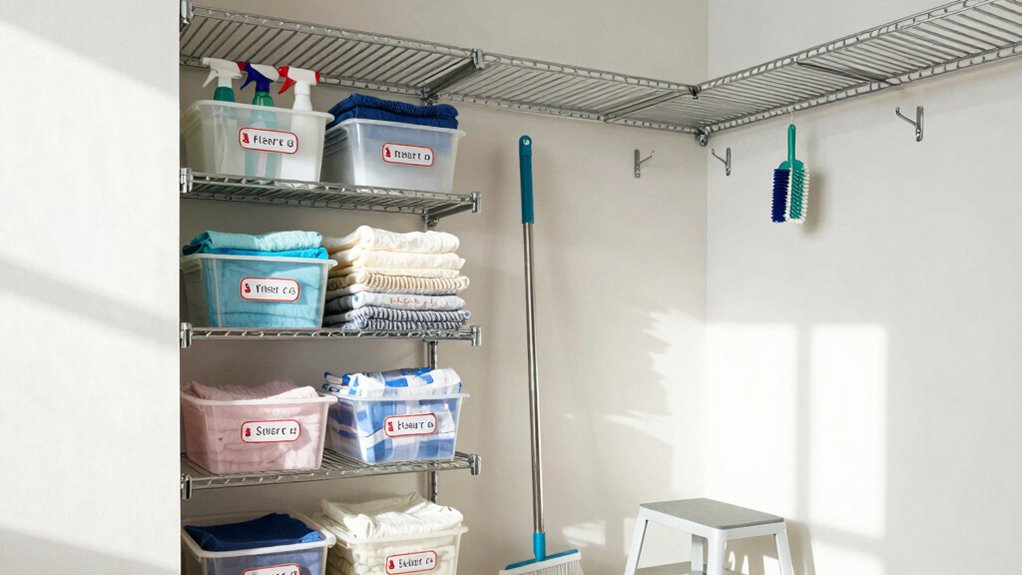 vertical storage maximizes space