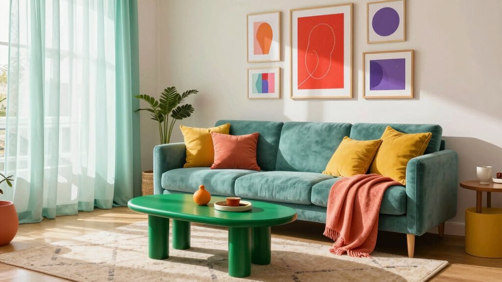 vibrant playful harmonious accents