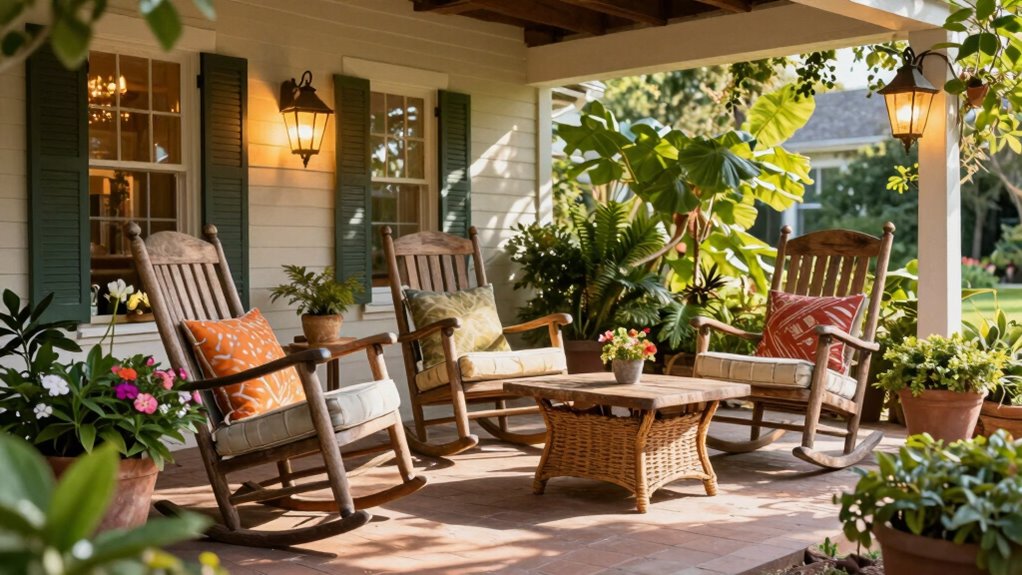 warm inviting outdoor space