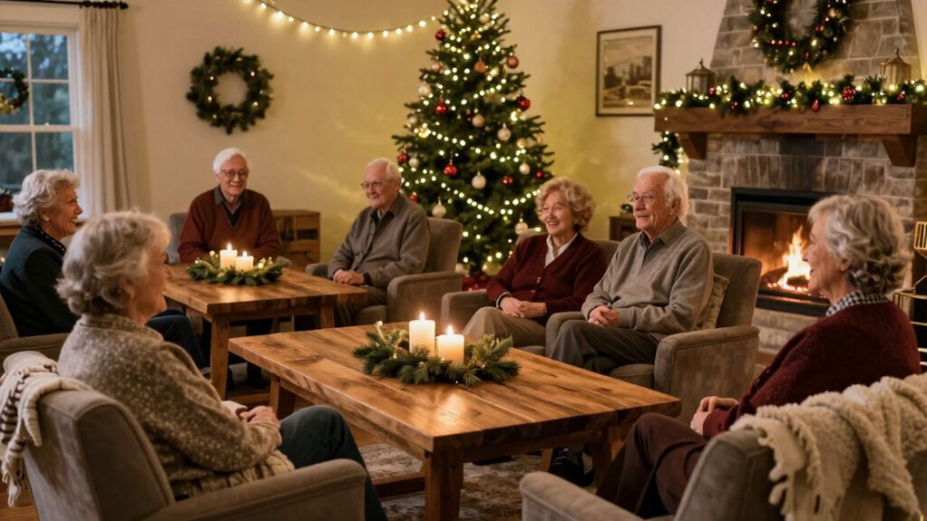warm joyful holiday atmosphere
