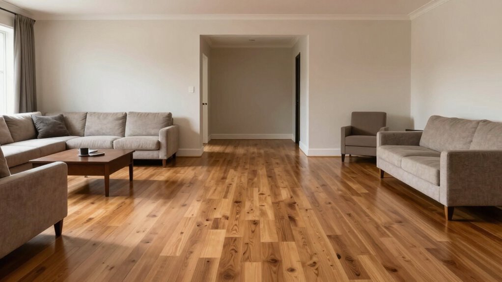 wide pathways with contrasting accents