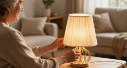 atelier oï and A-POC ABLE ISSEY MIYAKE sculpt lamps from wire and pleated cloth