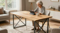 Dezeen Showroom New Releases newsletter includes scaffolding-like table