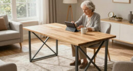 Dezeen Showroom New Releases newsletter includes scaffolding-like table