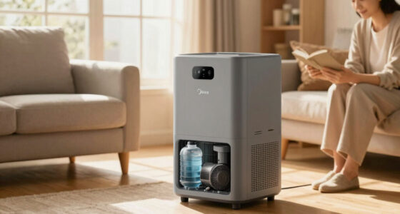 Refurb: 50-Pt Midea Cube Dehumidifier w/ Pump (4,500 sq. ft, Gray) $110 + Free S&H